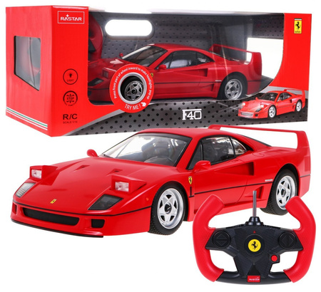 Ferrari F40 RASTAR model 1:14 Zdalnie sterowane auto + pilot 2,4 GHz