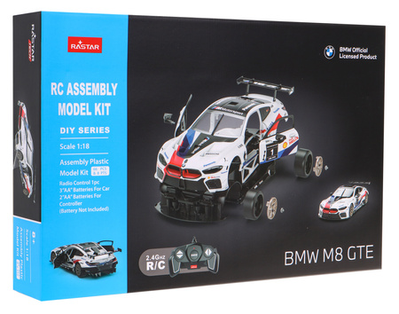 RASTAR Autko zdalnie sterowane R/C BMW M8 GTE 1:18 RASTAR