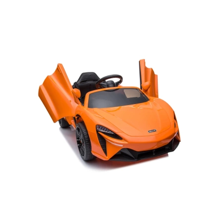 Pojazd na akumulator Mclaren Artura pomarańczowy dla dzieci