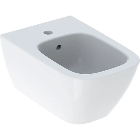 Smyle Square Bidet wiszący, B35cm, H26cm, T54 cm, z przelewem, z otworem na baterię