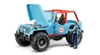 BRUDER 02541 Jeep Cross Country Racer niebieski z figurką rajdowca