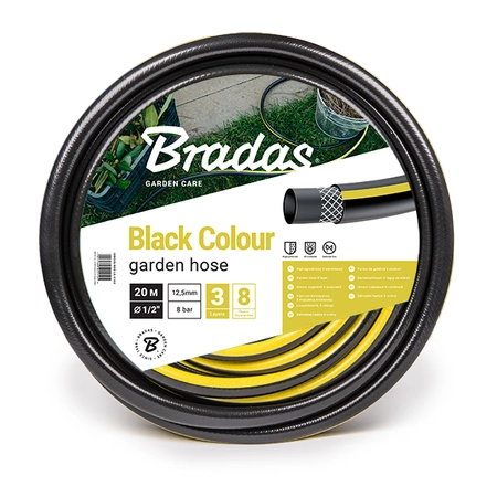 BRADAS Wąż ogrodowy BLACK COLOUR 3/4" - 25m