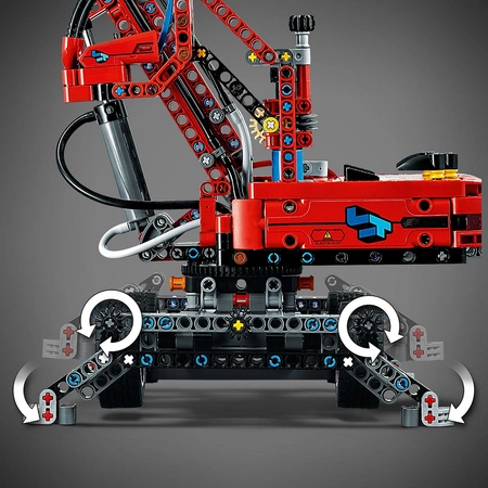 LEGO Technic - Dźwig z chwytakiem 42144