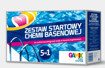 GAMIX Zestaw startowy chemii basenowej 5w1