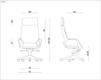 UNIQUE Fotel biurowy APOLLO - biały / tkanina BL411 OLIVE