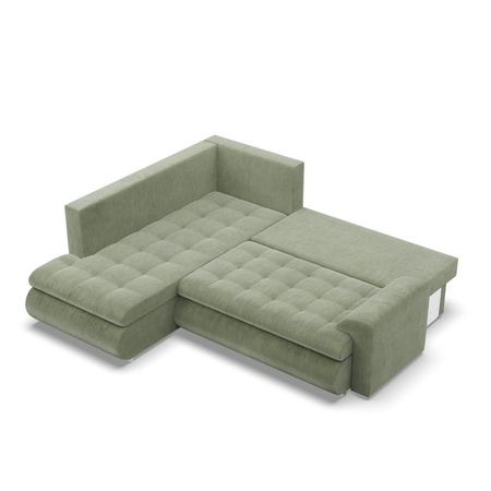 ADAMS Narożnik FORESTA z otomaną POSO 47 oliwkowy