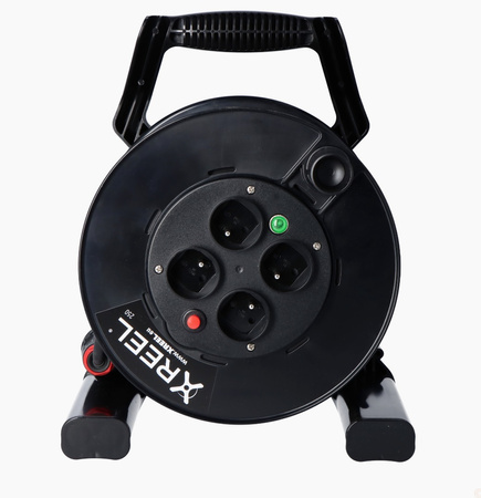 PCE Przedłużacz zwijany na bębnie XREEL wejście 30 mb H05RR-F 3x1,5/ 4xGS