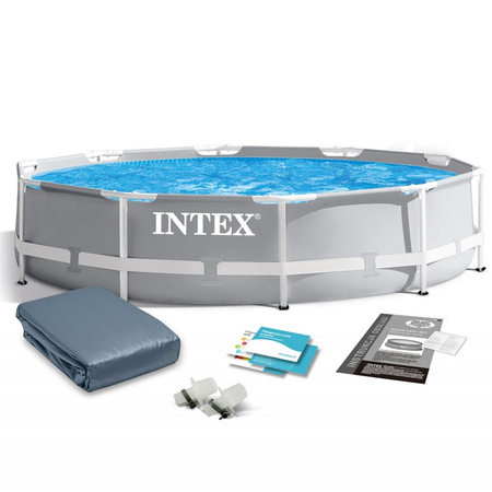 INTEX 26700 Basen ogrodowy stelażowy 305 x 76 cm zestaw 6w1