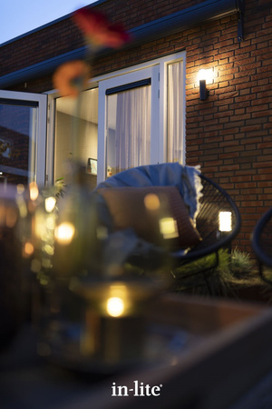 IN-LITE Kinkiet naścienny LIV WALL DARK 32,5 cm