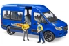 BRUDER 02670 MB Sprinter Bus niebieski Bruder z 2 figurkami