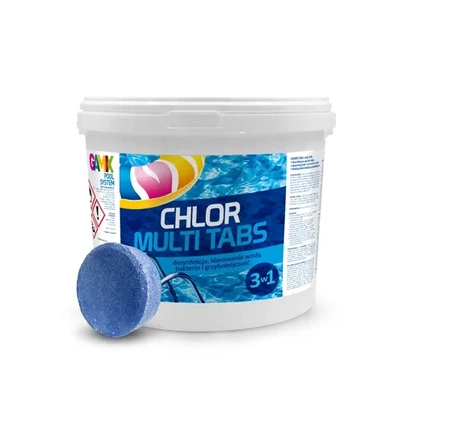 GAMIX Chlor Multi Tabs 3w1 dezynfekcja wody 5kg