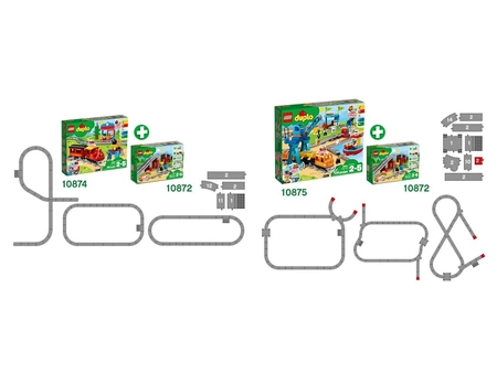 LEGO DUPLO - Tory kolejowe i wiadukt 10872