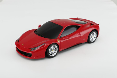 RASTAR Zdalnie sterowany Ferrari 458 Italia czerwony R/C 1:18