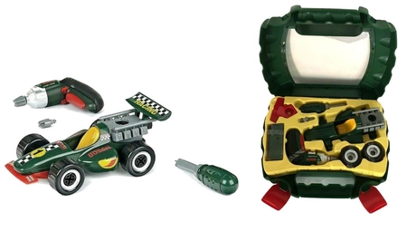 Klein Walizka z autem i wkretarką Bosch dla dzieci