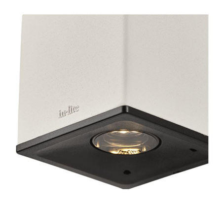 IN-LITE Oprawa ścienna BIG CUBID WHITE