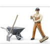 BRUDER Figurka pracownika komunalnego wraz z akcesoriami 62130