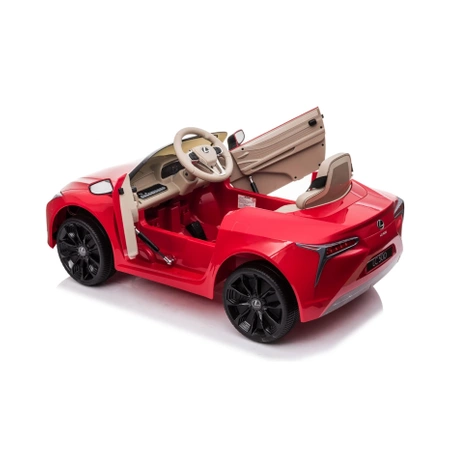 Pojazd na akumulator Lexus LC500 czerwony dla dzieci