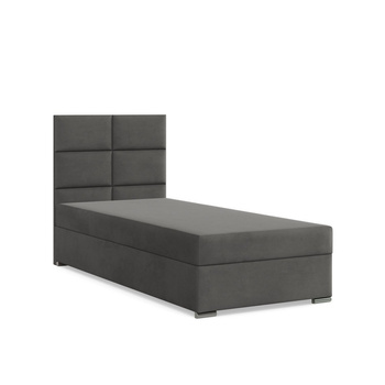 ADAMS Łóżko kontynentalne CALVI   90x200 cm Trinity grafitowy