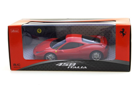 RASTAR Zdalnie sterowany Ferrari 458 Italia czerwony R/C 1:18