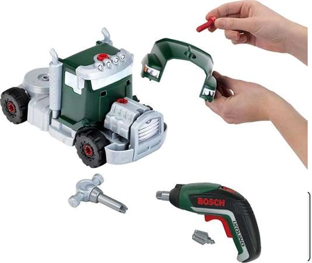 Klein Ciężarówka do skręcania Bosch + wkrętarka 8640