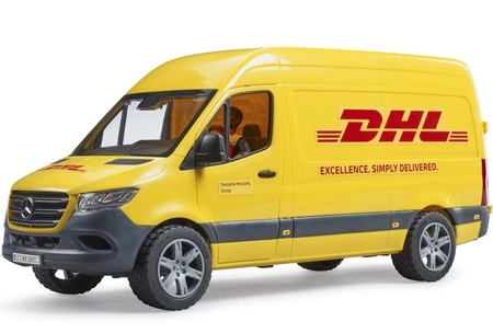 BRUDER 02671 MB Sprinter DHL z figurką kuriera i z akcesoriami
