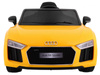 RAMIZ Audi R8 Spyder na akumulator żółty + pilot + EVA + Radio MP3 + LED