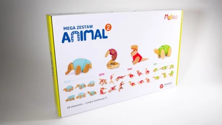MALBLO Eco Mega zestaw ANIMAL2 7743