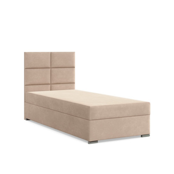 ADAMS Łóżko kontynentalne CALVI  90x200 cm Trinity jasny beżowy