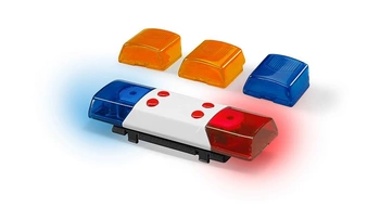 BRUDER 02802 Moduł świetlno-dźwiękowy uniwersalny (do każdego pojazdu) 