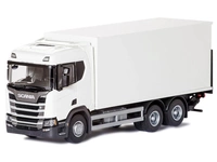 Emek 89602 Scania CR z podnośnikiem biała