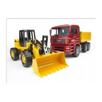 BRUDER MAN TGA wywrotka z ładowarką 02752