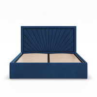 ADAMS Łóżko stelażowe VASTO 180x200 cm z metalowym podnoszonym stelażem - TRINITY morski