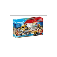 Playmobil Zestaw figurek City Action 70742 - plac budowy z wywrotką