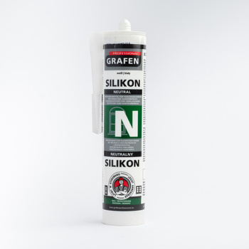 GRAFEN PROFESSIONAL Silikon neutralny biały 280 ML oxymowy (30%)