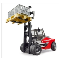 BRUDER Wózek widłowy Linde HT160 z paletą i z koszem 02513