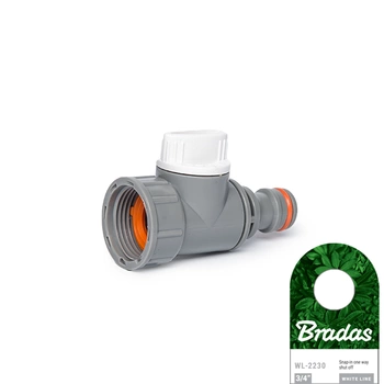 BRADAS WHITE LINE Przyłącze z zaworem GW 3/4" - WL-2230