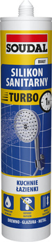 SOUDAL Silikon sanitarny Turbo 280 ml biały