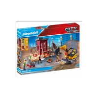 Playmobil Zestaw z figurkami City Action 70443 - mała koparka z elementem konstrukcyjnym