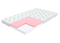 FDM Materac piakowy LUGO 60x120 cm dla dzieci z pokrowcem ALOE VERA