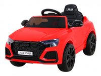 RAMIZ Audi RS Q8 Autko na akumulator czerwony + pilot +  + EVA + ekoskóra