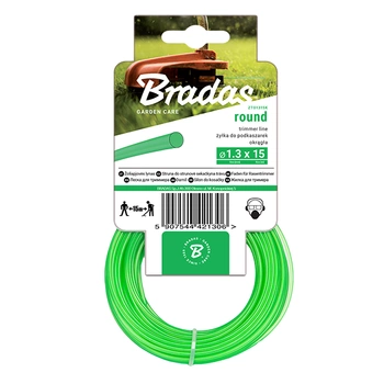 BRADAS Żyłka TRIMMER okrągła  2,4mm x 100m zielony ZTO24100K