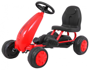 Gokart dla najmłodszych czerwony - B001.CR