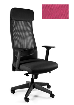 UNIQUE Fotel biurowy ARES MESH - BL401 MAGENTA