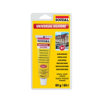 SOUDAL Silikon uniwersalny w tubce 60g bezbarwny