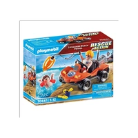 Playmobil Zestaw figurek Rescue Action 70661 - ratownik na plaży